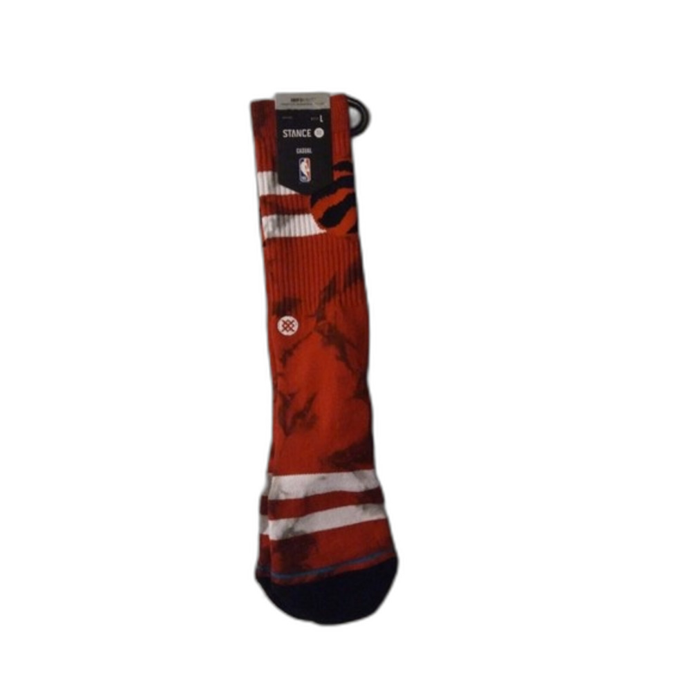 Stance Toronto Raptors Dyed Crew Socks | L (Men 9-13 / Women 11-14) NWT